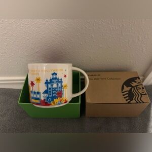 Starbucks Disney Parks "You Are Here" Collection mug themed to Hollywood Studios